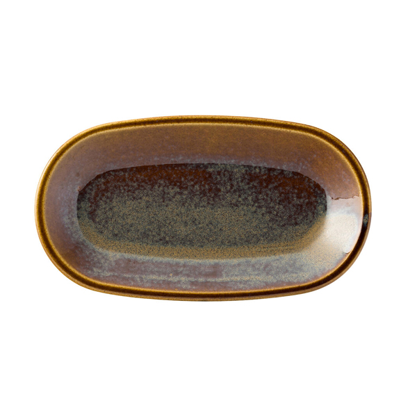 25x15cm Murra Deep Oval Coupe Toffee