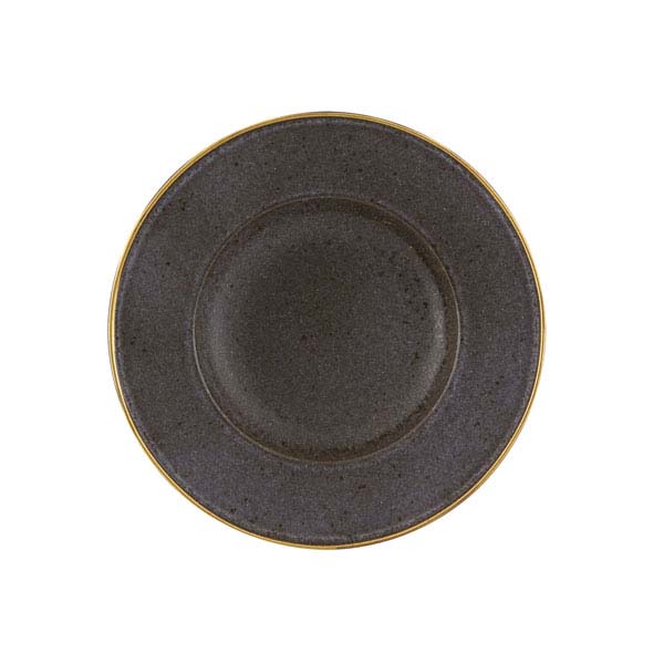 254mm Gold Stone Soup Plate Bronze