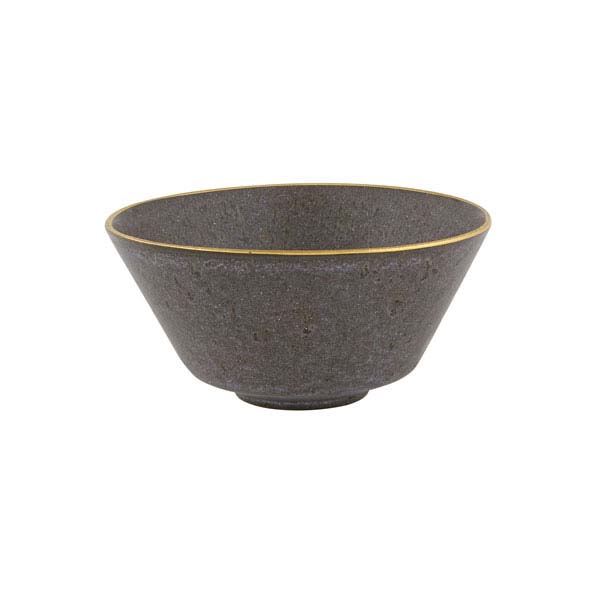 160mm Gold Stone Cereal Bowl Bronze