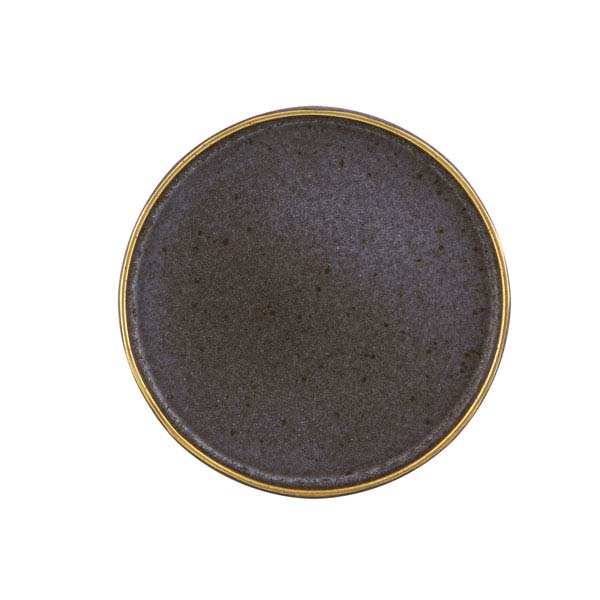 175mm Gold Stone Plate Bronze