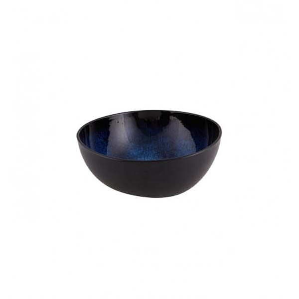 25cm Floral Scent Salad Bowl Blue