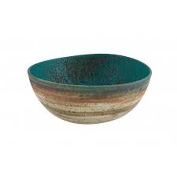 25cm Sauvage Salad Bowl Green