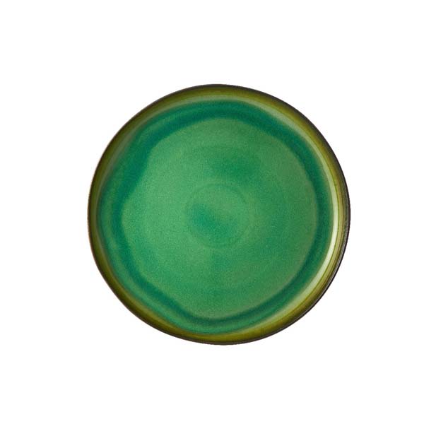 41cm Amazonia Round Platter Green