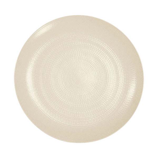 31.5cm Modulo Nature Plate Kaolin