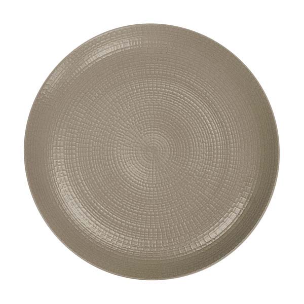 28cm Modulo Nature Plate Taupe