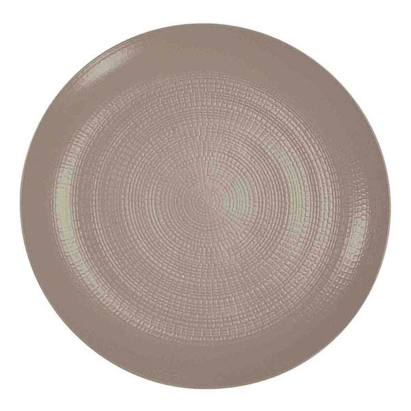 31.5cm Modulo Nature Plate Taupe