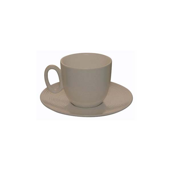 6oz Modulo Nature Tea Cup Taupe