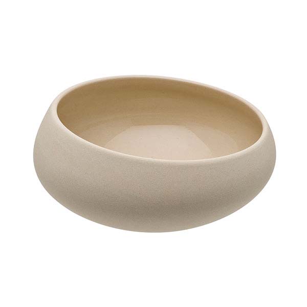 12cm Bahia Slanted Rim Bowl Beige Dune