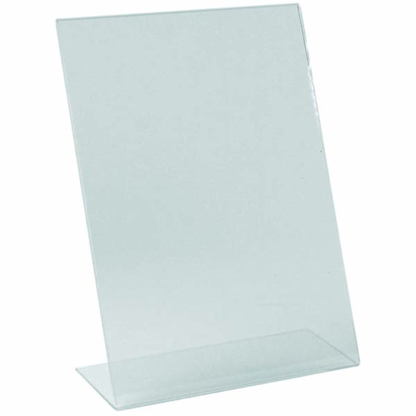 A4 Acrylic Menu Holder Clear