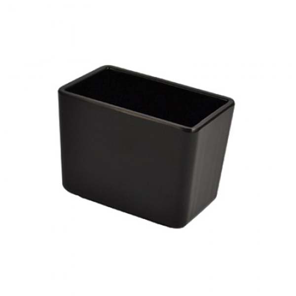 130x81x100mm Chunky Melamine Crock Black