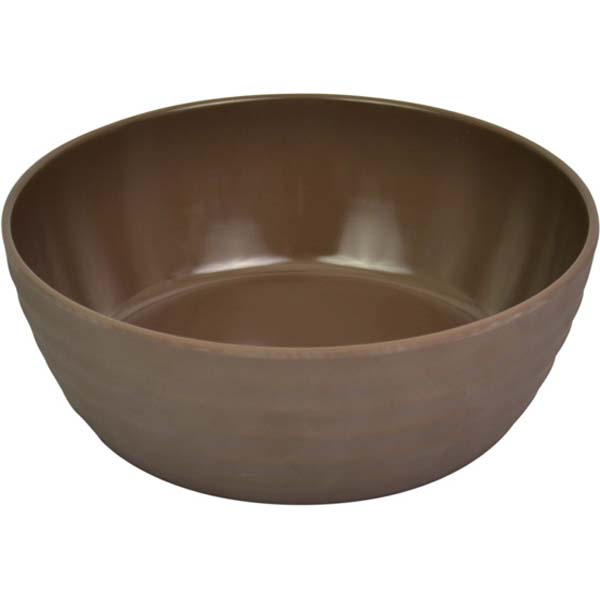 1.3l Ripple Melamine Low Bowl Stone