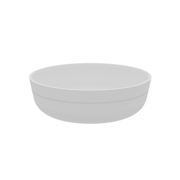 1l Hu Melamine Round Dish White