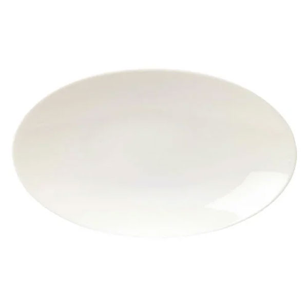 32cm Academy Oval Plate White