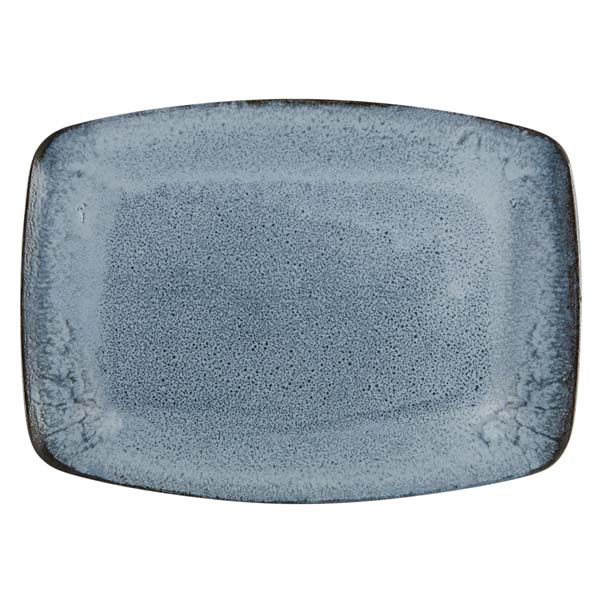 27cm Aura Rectangular Plate Glacier