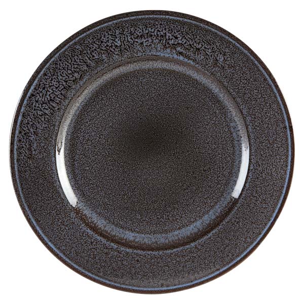 27cm Aura Rimmed Plate Earth