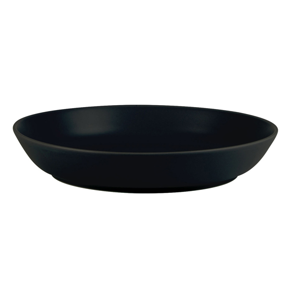 24cm Nordika Deep Plate Black