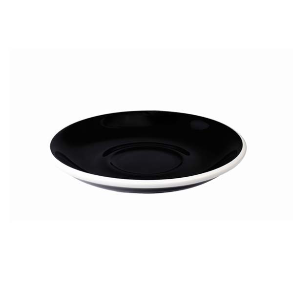 15cm Loveramics Tulip Latte Saucer Black