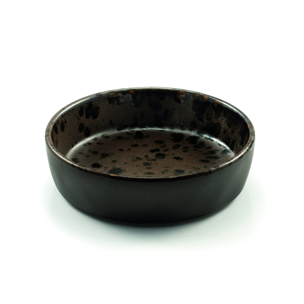 12x3.5cm Phobos Creme Brulee Dish Brown