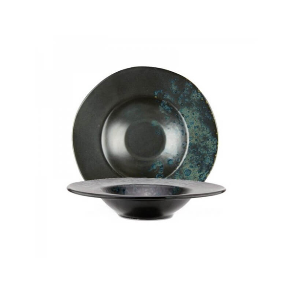 28.5cm Phobos Pasta Bowl Black