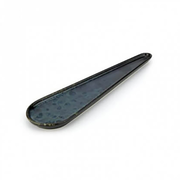 27.5x7cm Phobos Finger Food Spoon Black