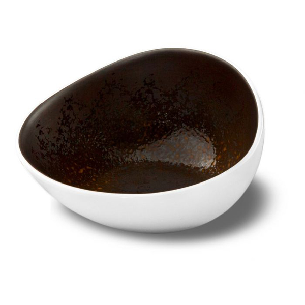 13x12x7cm Estia Slanting Bowl Rusty