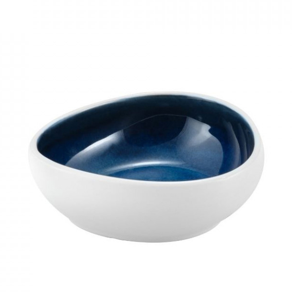 11x10.5x4cm Abyssos Bowl White & Blue