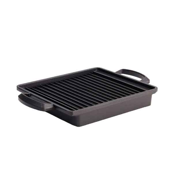 14.5x14.5cm Konro Griddle Black