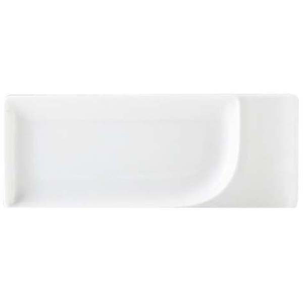 20x8cm Fine Dining Rectangular Rim Platter