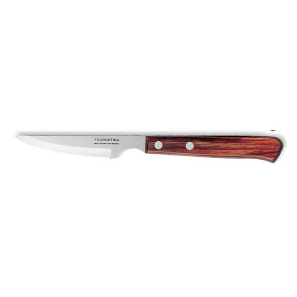 2 Stud Tavola Polywood Steak Knife Red