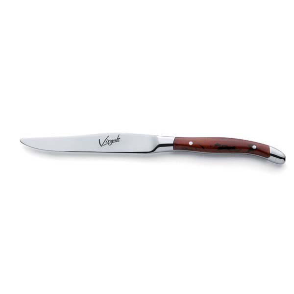 Virgule Steak Knife Brown