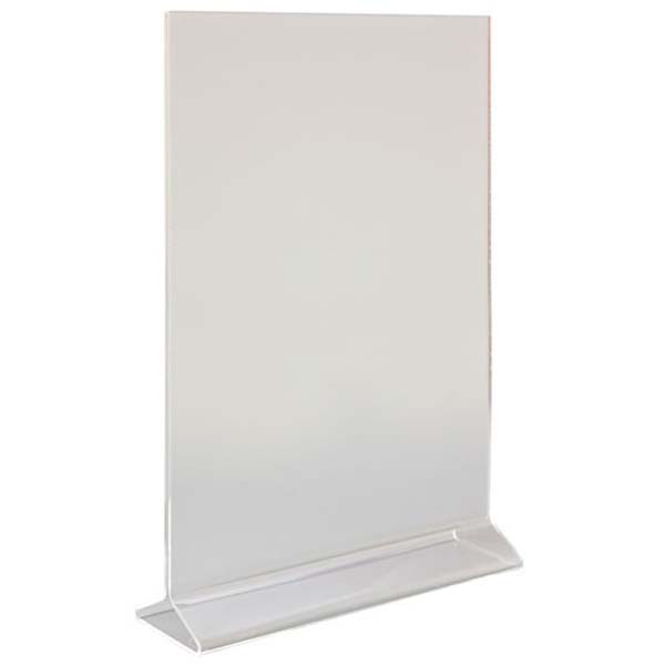 A4 Menu Holder Vertical Perspex Clear