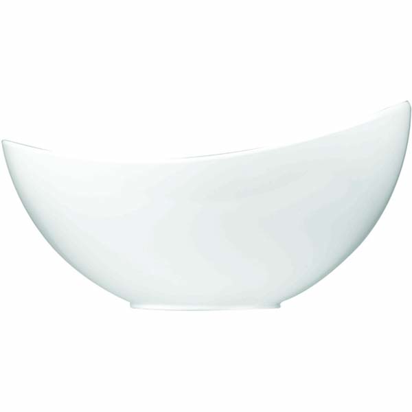 25cm Alchemy Melamine Moonstone Bowl White