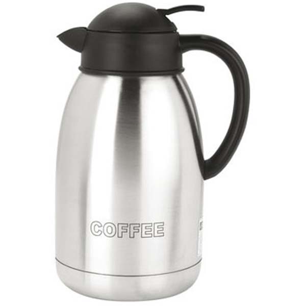 1.2l Vacuum Jug S/Steel Labelled Coffee