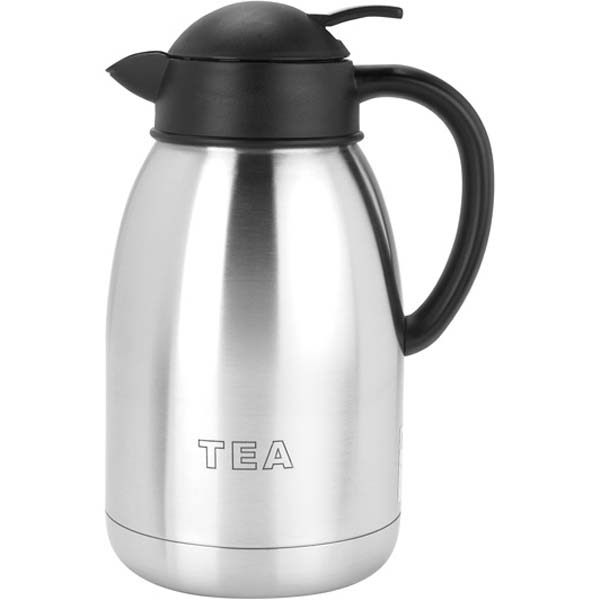 1.9l Vacuum Jug S/Steel Labelled Tea