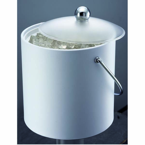 3l Insulated Ice Bucket White With