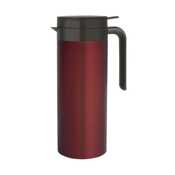 1l Cylinder Type Vacuum Jug Crimson