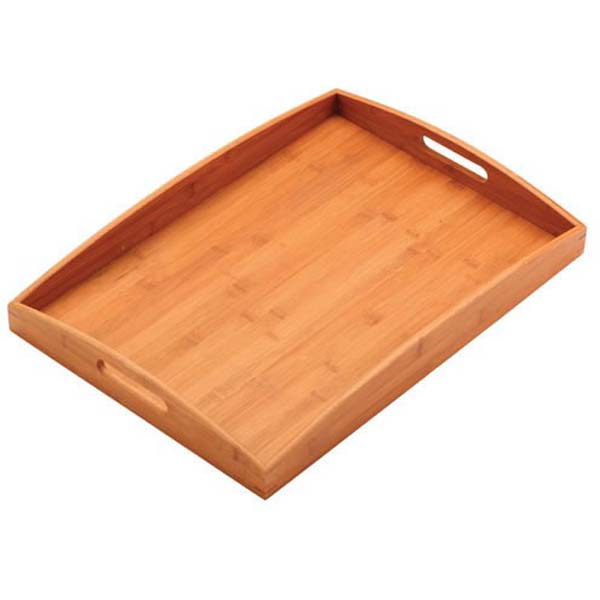 23x16&quot; Butlers Rectangular Tray Bamboo