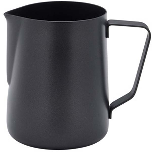 600ml Non-Stick Frothing Milk Jug Black