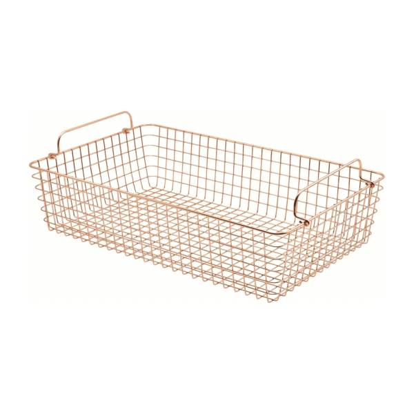 1/1 Gn Genware Wire Display Basket Copper