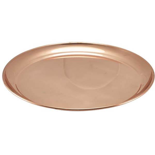 12&quot; Round Tray Copper