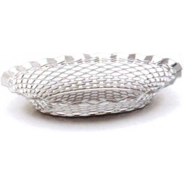 11.75&quot; Oval Basket S/Steel