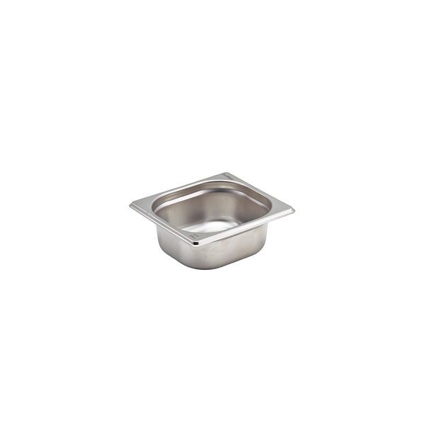 176x162x65mm Genware 1/6 Gastronorm Pan