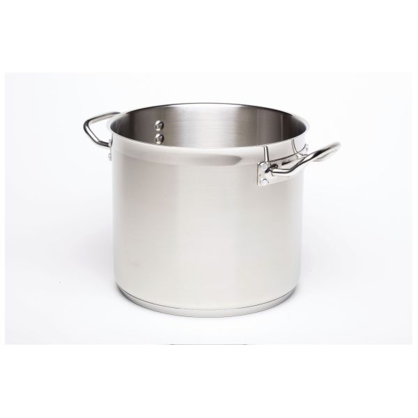 26cm (12l) Genware Induction Stockpot