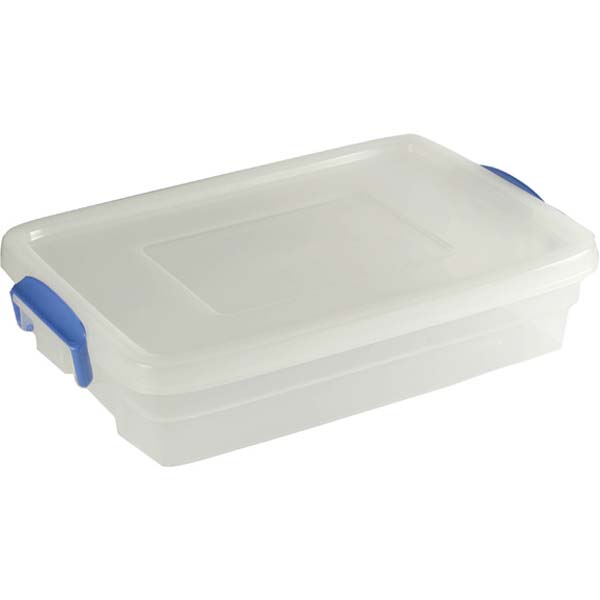 20l Genware Storage Box W/Clip Handles