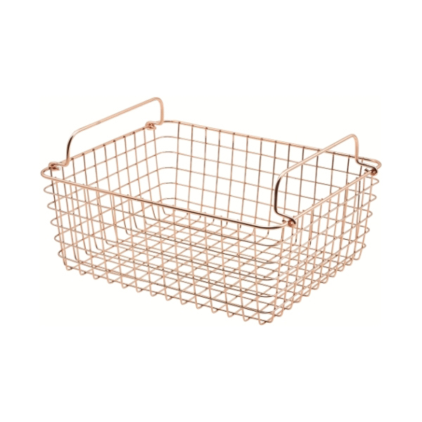 1/3 Gn Genware Wire Display Basket Copper