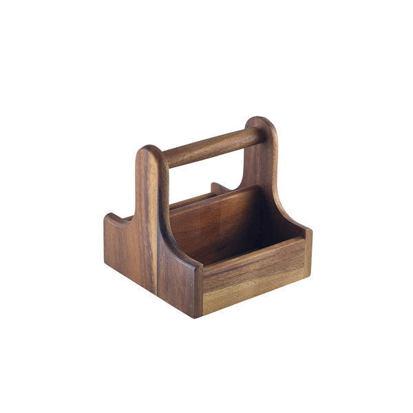 Genware Dark Wood Table Caddy