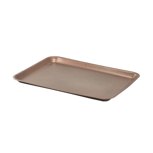 31.5x21.5cm Genware Galvanised Steel Tray