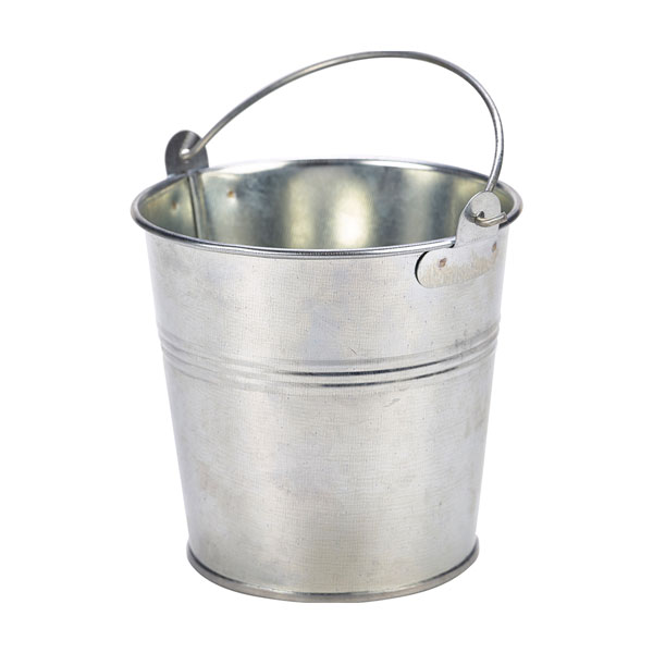 12cm Galvanised Steel Serving Bucket