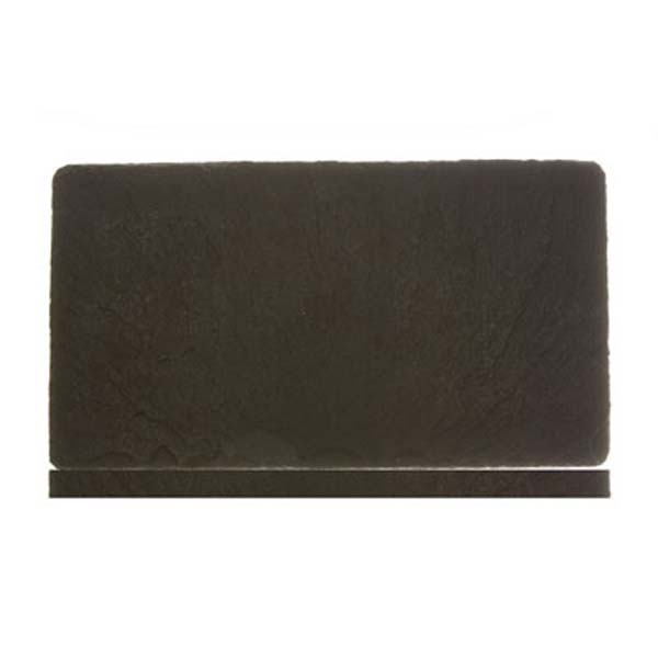 12x22cm Just Slate Rectangular Tray Full