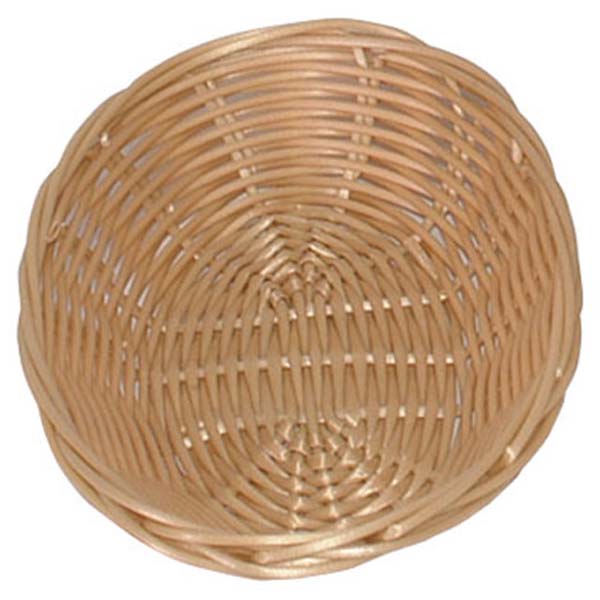 18cm Oval Polypropylene Basket Natural